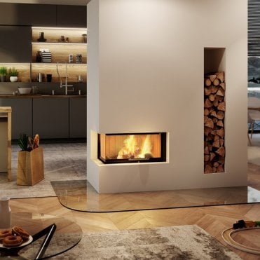 Spartherm Linear Corner 73x35x37 Varia DEFRA-Approved Woodburning Stove
