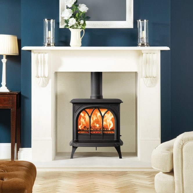 Stovax  Huntingdon 30 Tracery Door Wood Burning Stove