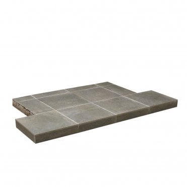 Gallery Collection Anthracite Slate Tile Hearth