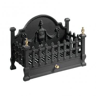 Gallery Collection Castle in Black Fire Basket