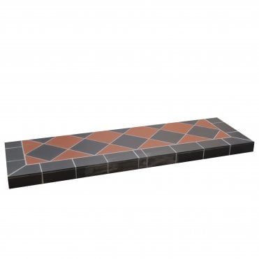 Gallery Collection Diamond Quarry Black/Red Hearth
