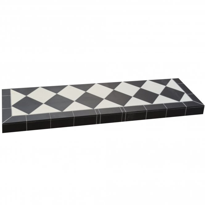 The Gallery Collection Gallery Collection Diamond Quarry Black/White Hearth
