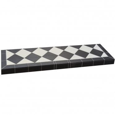 Gallery Collection Diamond Quarry Black/White Hearth