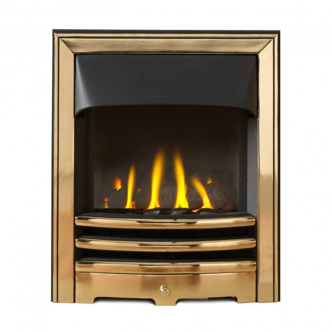 The Gallery Collection Gallery Collection EOS HE Class 1 Glass Fronted Convector Slide Control Gas Fire