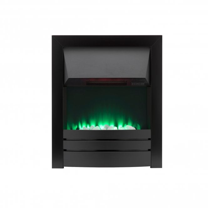 The Gallery Collection Gallery Collection Hopton Black Frame Remote Control Electric Fire