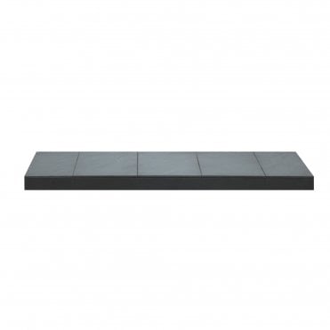 Gallery Collection Porcelain Black Slate Hearth