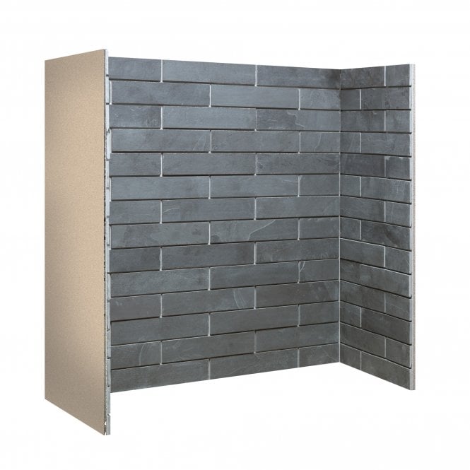 The Gallery Collection Gallery Collection Porcelain Slate Brick Bond Inglenook Chamber