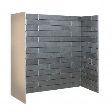 Gallery Collection Porcelain Slate Brick Bond Inglenook Chamber