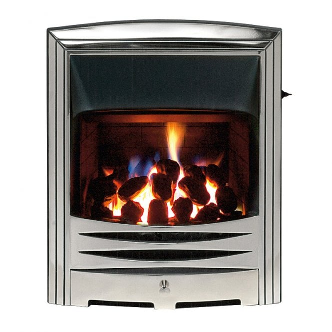 The Gallery Collection Gallery Collection Solaris HE Glass Fronted Convector Slide Control Gas Fire