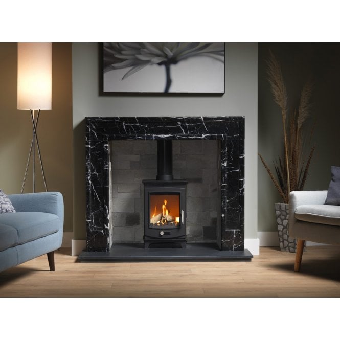 The Penman Collection Allora Nero Marble Mantel 51