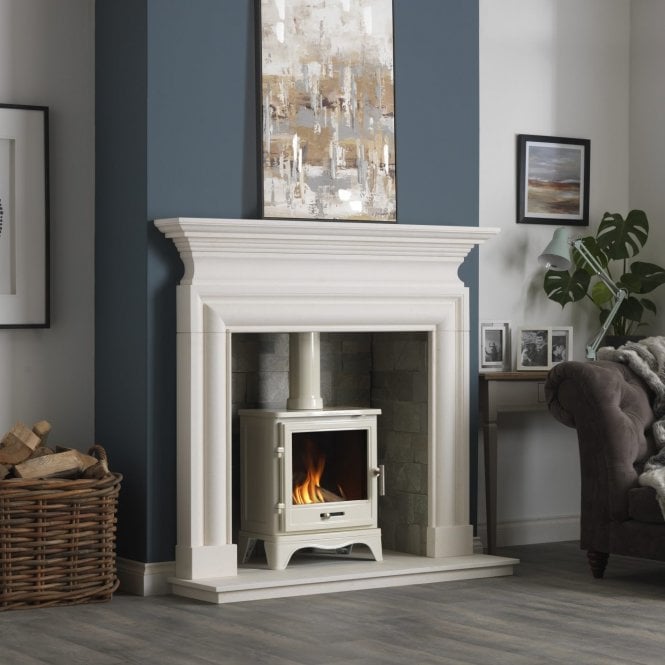 The Penman Collection Avellino Agean Limestone Mantel 57