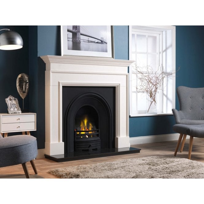 The Penman Collection Cortese Agean Limestone Mantel 56