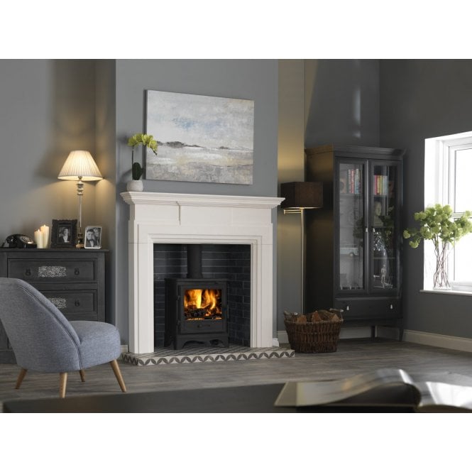 The Penman Collection Hadley Agean Limestone Mantel 56