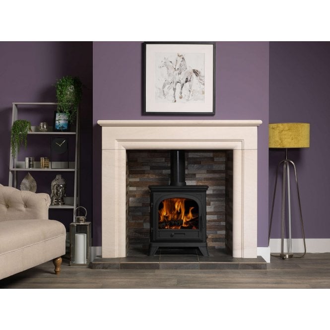 The Penman Collection Monza Portuguese Limestone Mantel 54