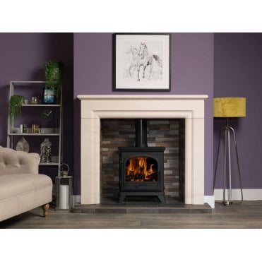 Monza Portuguese Limestone Mantel 54"