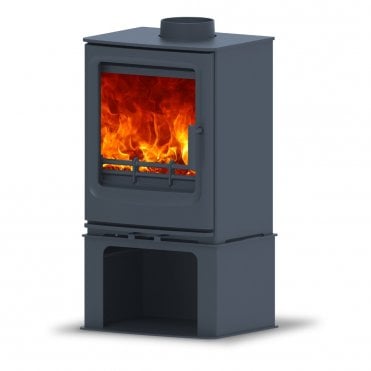 Woodford Carrington 5 Woodburning & Multi-fuel Stove with Logstore